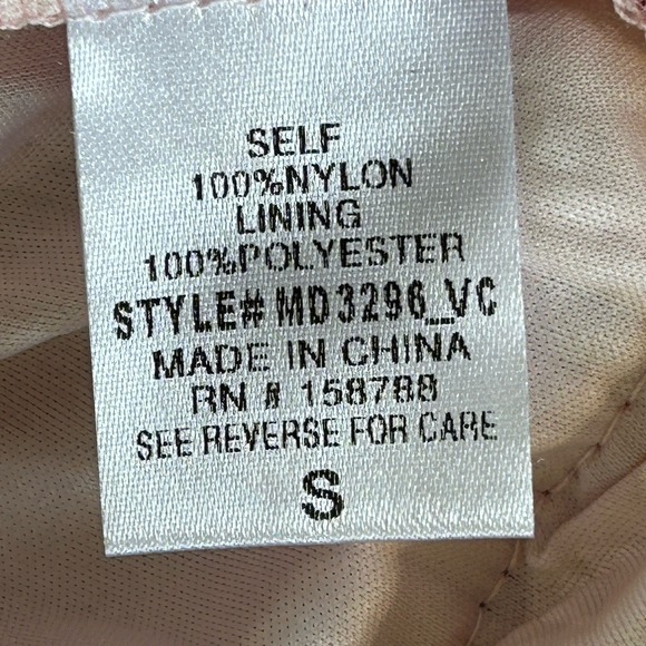 Mable Heart Dress Small Fairy Valentine Mini Tulle Coquette Romantic Pink NEW - Picture 11 of 12